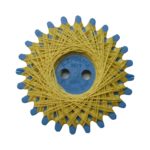 Sternzwirn Baumwolle 2 Stück je 20 m gelb (0951)