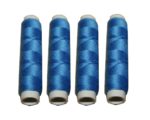 Nähmaschinen Nähgarn 200 m 4 x 50m Polyester blau bluestone (1020)
