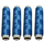 Nähmaschinen Nähgarn 200 m 4 x 50m Polyester blau bluestone (1020)