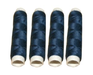 Nähmaschinen Nähgarn 200 m 4 x 50m Polyester 40/2 dunkelblau (1029)