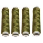 Nähmaschinen Nähgarn 200 m 4 x 50m Polyester 40/2 oliv (1049)