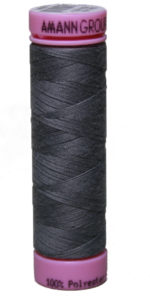 Zwirn 100 % Polyester ASPO PES 120 Amann grau 100 m (0323)