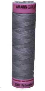 Zwirn 100 % Polyester ASPO PES 120 Amann silbergrau 100 m (0331)