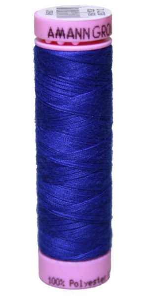 Zwirn 100 % Polyester ASPO PES 120 Amann blau königsblau 100 m (1078)