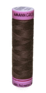 Zwirn 100 % Polyester ASPO PES 120 Amann braun 100 m (1380)