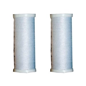 Nähmaschinen Nähzwirn Polyester 20/3 80 m 2 x 40 m weiß (9988)