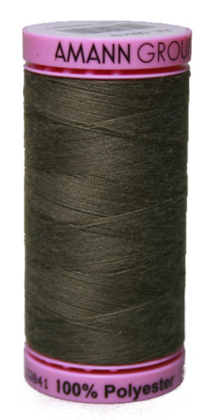 Zwirn 100 % Polyester ASPO PES 120 Amann oliv 500 m (0381)