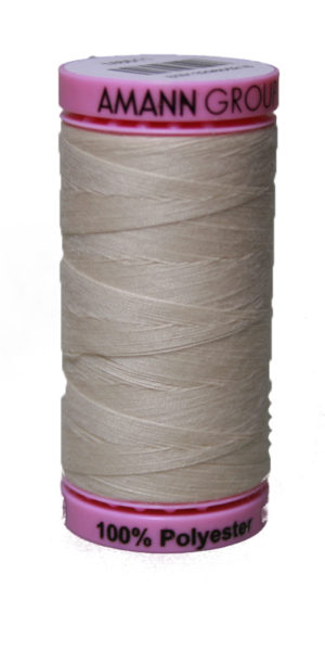 Zwirn 100 % Polyester ASPO PES 120 Amann hellcreme 500 m (3000)