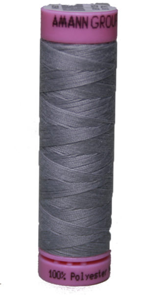 Zwirn 100 % Polyester ASPO PES 120 Amann silbergrau 100 m (0331)