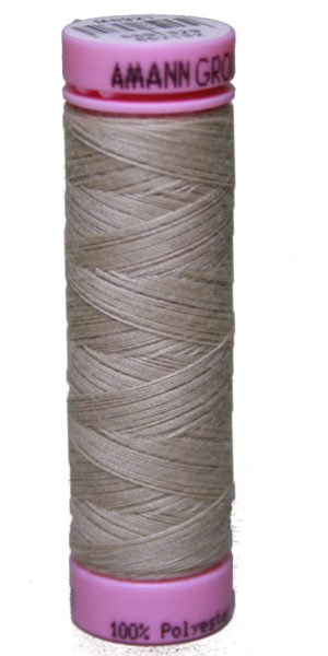 Zwirn 100 % Polyester ASPO PES 120 Amann hellbraun 100 m (0537)