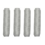 Nähmaschinen Nähgarn 200 m 4 x 50m Polyester weiß (0001)