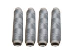 Nähmaschinen Nähgarn 200 m 4 x 50m Polyester 40/2 silbergrau (1002)