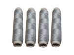 Nähmaschinen Nähgarn 200 m 4 x 50m Polyester 40/2 silbergrau (1004)