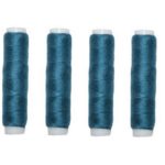 Nähmaschinen Nähgarn 200 m 4 x 50m Polyester blau (1022)
