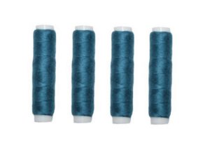 Nähmaschinen Nähgarn 200 m 4 x 50m Polyester blau (1022)