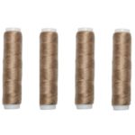 Nähmaschinen Nähgarn 200 m 4 x 50m Polyester 40/2 beige (1037)