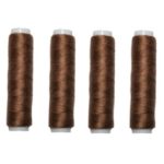 Nähmaschinen Nähgarn 200 m 4 x 50m Polyester 40/2 braun (1039)