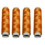 Nähmaschinen Nähgarn 200 m 4 x 50m Polyester 40/2 orange (1080)