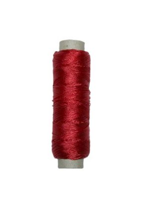 Sattlergarn Zwirn 14x2x3 Polyester 50 m rot Ø 0,3mm (5008)