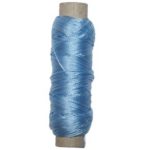 Sattlergarn Zwirn 14x2x3 Polyester 50 m hellblau Ø 0,3mm (5029)