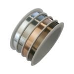 Geschenkband Schleifenband gold-braun 4er-Set 4x6m (0197)