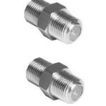 F-Stecker Doppelbuchse Sat Verbinder 2 Stück (0002)