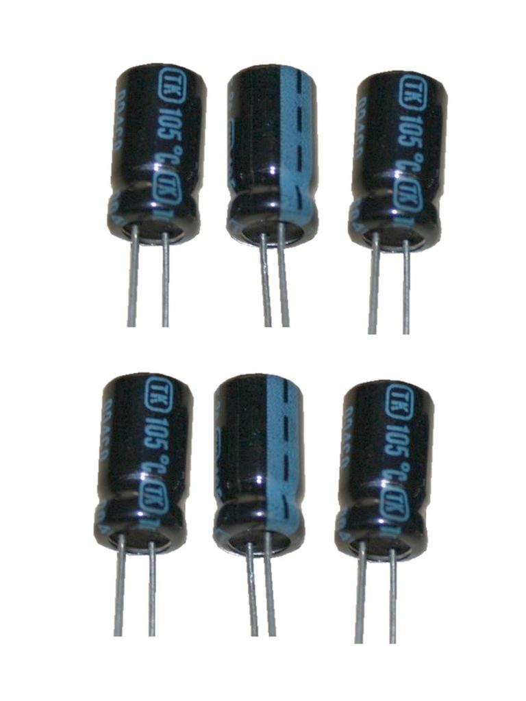 Elko Elektrolytkondensator Kondensator 2,2uF 100V 105°C 6 Stück (0005)