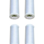 Nähmaschinen Nähgarn 400m 4 x 100m Polyester 40/2 weiß (1000)
