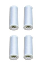 Nähmaschinen Nähgarn 400m 4 x 100m Polyester 40/2 weiß (1000)
