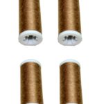 Nähmaschinen Nähgarn 400m 4 x 100m Polyester haselnuss braun (1037)