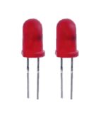 Blink LED 5mm rot selbstblinkend 100-300 mcd 60° 2 Stück (0012)