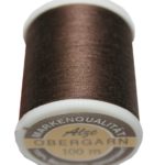 Nähmaschinen Obergarn Nähgarn 100m Baumwolle 50/3 braun (1041)