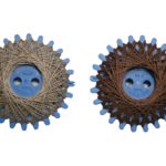 Sternzwirn Baumwolle 2 Stück je 20 m beige + braun (0013)