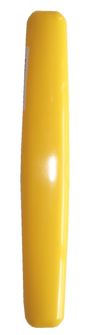 Zahnbürsten Etui Kunststoff 200x30x25 mm gelb (0013)