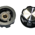 Drehknopf Geräteknopf Potiknopf MF-A04 33mm 6mm Achse schwarz 1 Stück (0060)