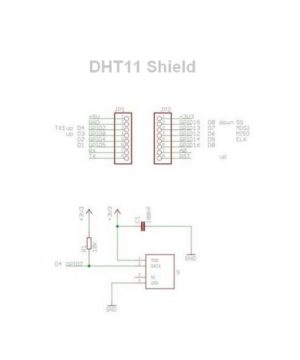 DHT11 Shield für WeMos D1mini Temp.-Luftfeuchte-Sensor (0034)