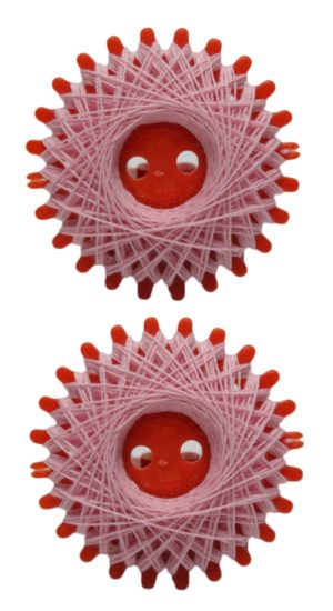 Sternzwirn Polyester 20/3 2x20m rosa 2 Stück (1061)