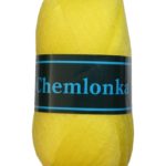 Strickgarn Makramee Chemlonka 50g 100% Polypropylen gelb (0104)