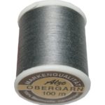 Nähmaschinen Obergarn Nähgarn 100m Baumwolle 50/3 hellgrau (1005)
