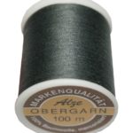 Nähmaschinen Obergarn Nähgarn 100m Baumwolle 50/3 anthrazit (1008)