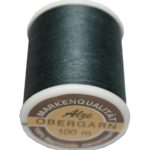 Nähmaschinen Obergarn Nähgarn 100m Baumwolle 50/3 anthrazit (1009)