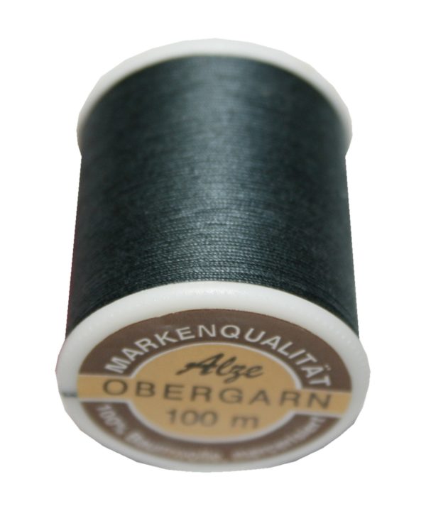 Nähmaschinen Obergarn Nähgarn 100m Baumwolle 50/3 anthrazit (1009)