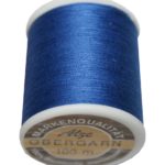 Nähmaschinen Obergarn Nähgarn 100m Baumwolle 50/3 blau marine (1026)
