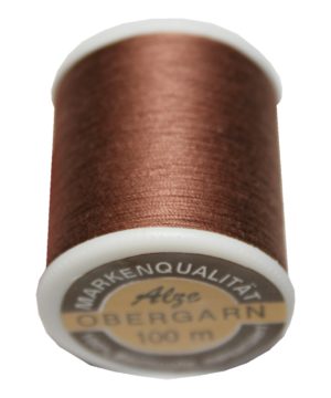Nähmaschinen Obergarn Nähgarn 100m Baumwolle 50/3 braunnougat (1040)