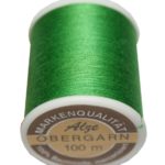 Nähmaschinen Obergarn Nähgarn 100m Baumwolle 50/3 grün kiwi (1051)