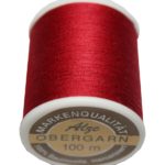 Nähmaschinen Obergarn Nähgarn 100m Baumwolle 50/3 rot (1070)