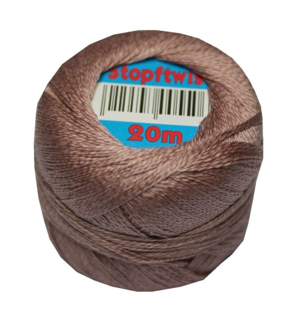 Stopftwist Stopfgarn Baumwolle 8-fach mercerisiert 20 m altrose (0879)