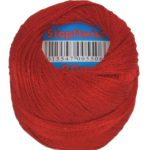 Stopftwist Stopfgarn Baumwolle 8-fach mercerisiert 20 m rot (0883)
