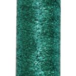 Metallic Stickgarn METALUX Beilauffaden 60 m türkis (0306)