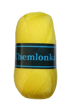 Strickgarn Makramee Chemlonka 50g 100% Polypropylen gelb (0104)